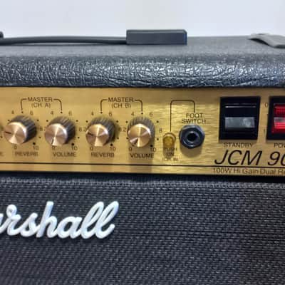 Marshall JCM 900 Model 4101 100-Watt Hi Gain Dual Reverb 1x12 Combo 1990s - Black Bild 3