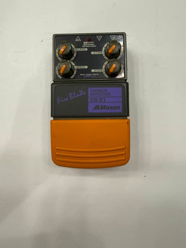 Maxon CS-F1 Fire Blade Chorus Analog Vintage Guitar Effect Pedal MIJ Japan image 1