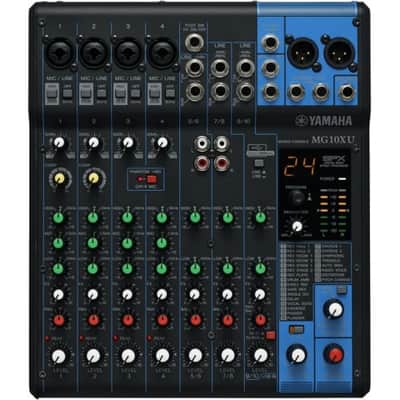 YAMAHA MG10XU MIXER 10 CANALI USB CON EFFETTI ALIMENTAZIONE PHANTOM image 1