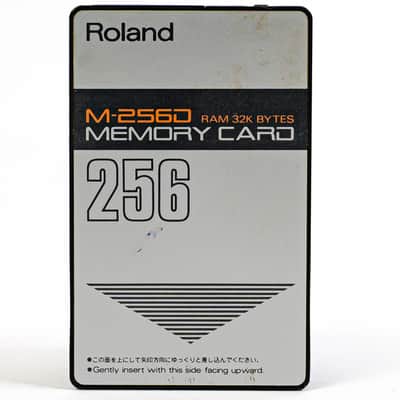Roland M-256D Memory Card Ram 32k Bytes for Synths and Drum Machines image 1