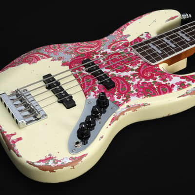 Dhatarattha DEB5 Jazz Bass 5 string - PAISLEY RELIC(Factory Mint Promotional Unit) image 8