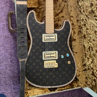 2004 Fender Louis Vuitton Stratocaster One of a Kind Post Malone Telecaster sibling guitar image 3