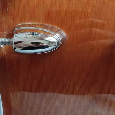 14x7 Yamaha Oak custom snare in Honey Amber image 6