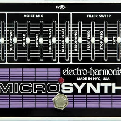 Mint Electro-Harmonix MicroSynth Synthesizer Guitar Effects Pedal image 2