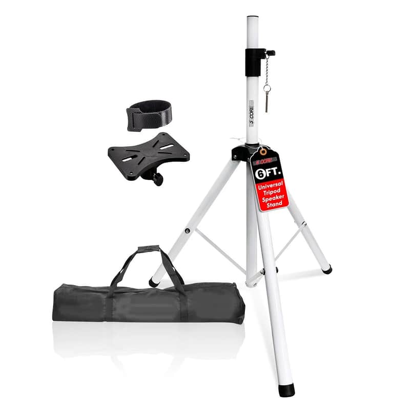 New Speaker Stand Adjustable 72" PA DJ Tripod w 35mm Pole 132 Lbs Capacity image 1