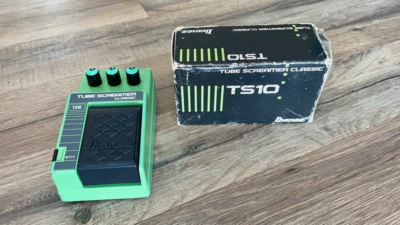 Ibanez TS10 Tube Screamer Classic JRC4558D Made in Taiwan Overdrive [9X93909] with Original Box image 1