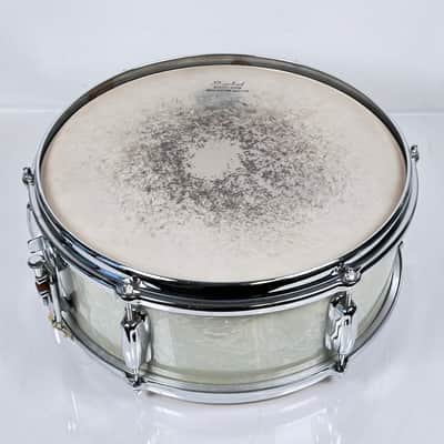 Slingerland 5.5x14" 50's Deluxe Student Model 1-Ply Snare Drum - White Marine Pearl image 3