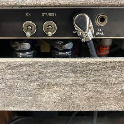 Vintage Fender Super 6G4A Brownface 40-Watt 2x10" Tube Guitar Combo Guitar Amp Amplifier 1960 image 7