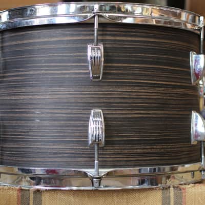 1970's Ludwig Pro Beat in "Ebony Oyster" 14"x24" 16"x16" 9"x13" image 10