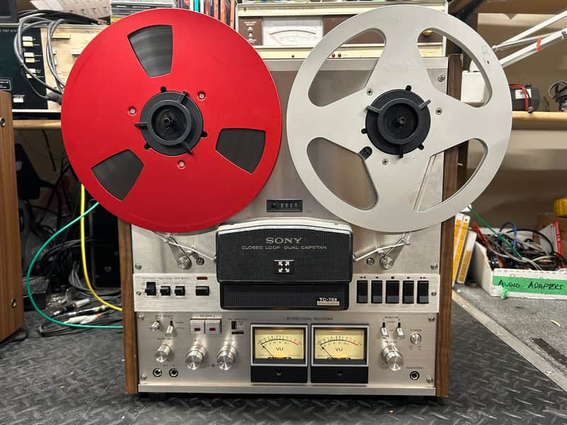 Sony TC-758 10.5" auto reverse reel to reel tape deck. SERVICED! image 1