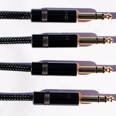 Van Damme & Neutrik Jack TRS Patch Cables | Custom | Van Damme XKE | Studio & Tour Grade | Braided image 3