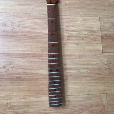 Luthier made Lefty Strat Neck Rare Wood Aguano Masha image 3