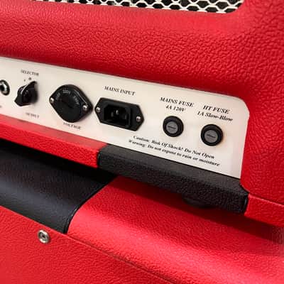 Splawn Pro Stock 100 "Marshall Super Lead" Style 100-watt Amp Head- Red image 9