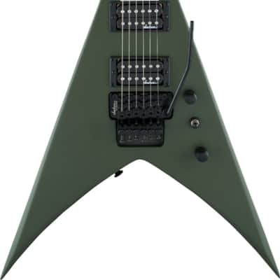 Jackson JS Series King V JS32 Electric Guitar. Amaranth FB, Matte Army Drab image 2