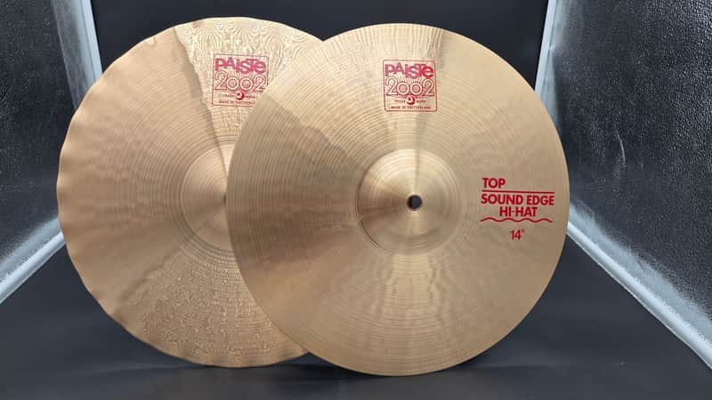 Paiste 14" 2002 Sound Edge Hi-Hat Cymbals Brilliant image 1
