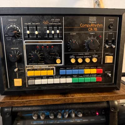 Roland CR-78 CompuRhythm 1970s - Black
