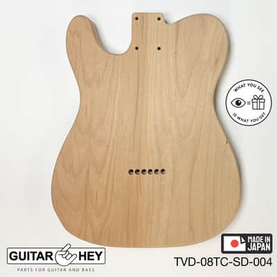 NEW Hosco JAPAN Unfinished Telecaster 62's Style Body, 2-piece - SANDED #004 image 2