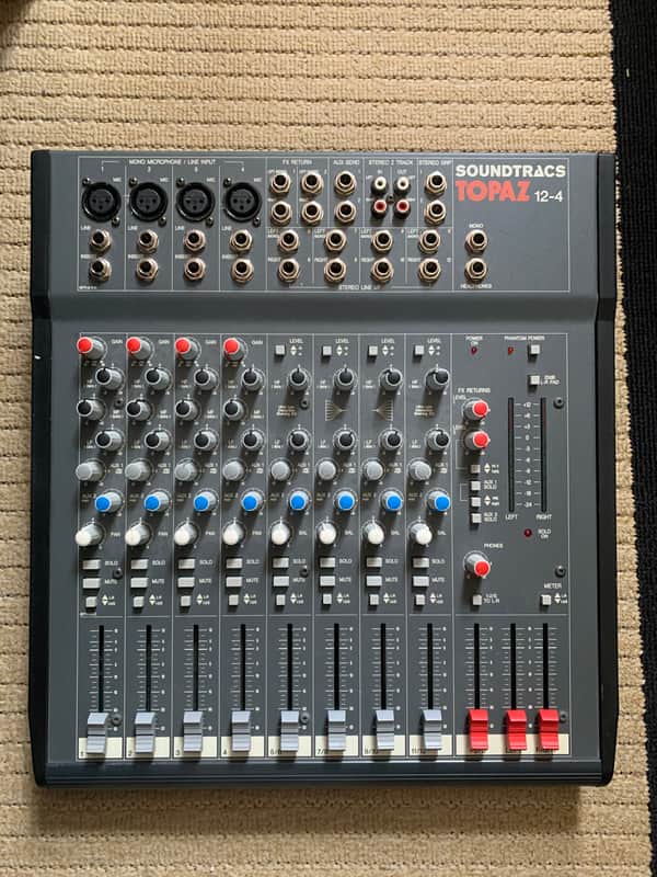 Soundtracs Topaz 12-4 (X-TPZ-12-4) Mixer | Reverb