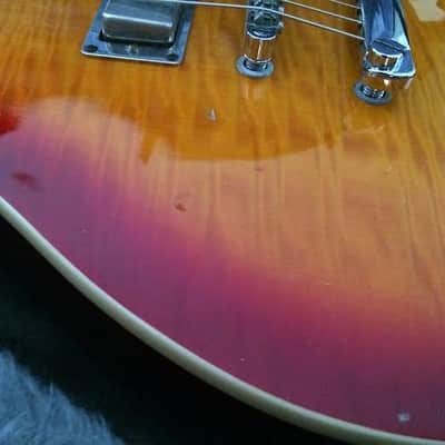 Samick Artist Series Double Cutaway  Cherry Flame image 9
