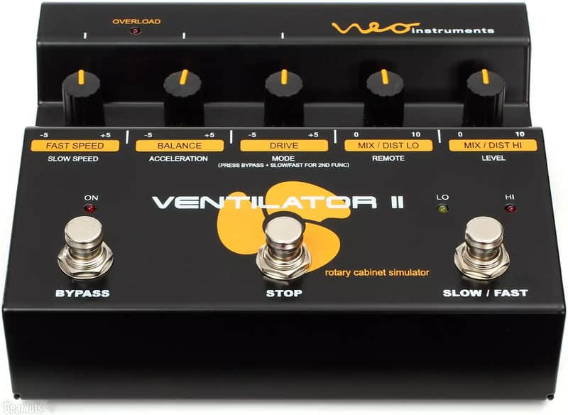 Neo Instruments Ventilator II Rotary Speaker Simulator Pedal