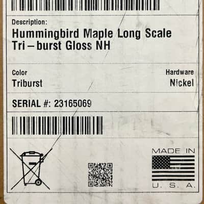 Gibson Hummingbird Standard Long Scale (25 1/2") Tri-Burst image 12