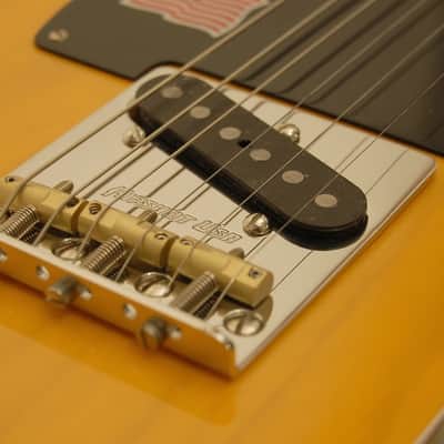 Hipshot SS Telecaster Bridge 4 Hole with compensated barrel saddles image 2