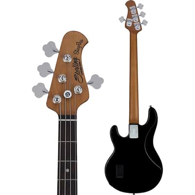 Sterling by Music Man StingRay RAY34 Electric Bass Guitar - Regular Black image 4