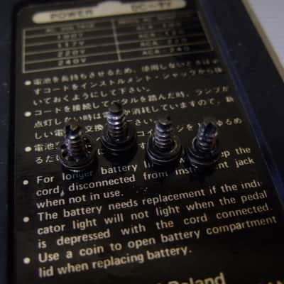 1979 8700 Rev.C Boss DS-1 Distortion w/ Original Box (Silver Screw, Black Label, Long Dash) MIJ Made in Japan image 5