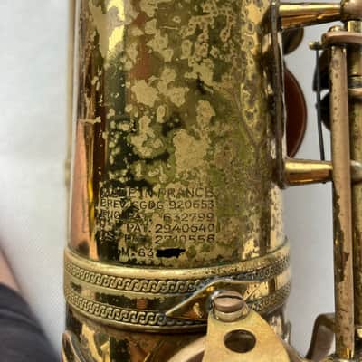 Selmer Mark VI Tenor Saxophone 1956 – Relacquered – European engraving image 6