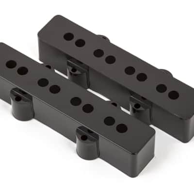 Fender Pickup Covers Pure Vintage Jazz Bass  Black (2) image 1