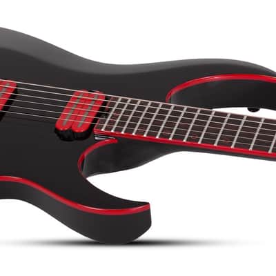 Schecter Sunset-6 Red Dawn ET Gloss Black image 4