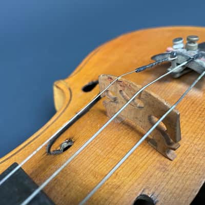Vintage Lyon & Healy Violin / Fiddle w Bow & Original Hard Case – Made in USA – As Is image 19