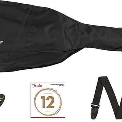 Fender CC-60S Concert Pack V2, Black Acoustic Guitar image 4