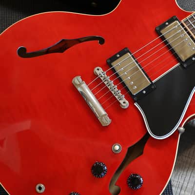 2011 Gibson ES-335 Dot Semi-Hollow Electric Guitar Figured Cherry Red + OHSC image 4