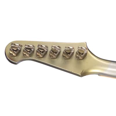 1965 Gibson Firebird III - Silver Mist Poly - RARE! Wide Nut, Non-Reverse Headstock - Original Vintage Custom Color Electric Guitar - 1 of 1? WOW! image 12