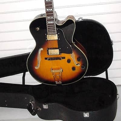 1996 Samick HF 650 Bluenote Artist Series Full Jazz Guitar w CASE image 1
