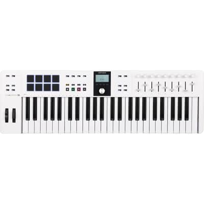 Arturia KeyLab Essential 49 MK3 MIDI Controller (White)