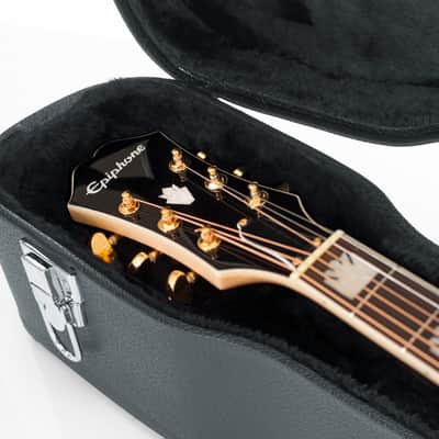 Gator Cases Deluxe Wood Case for Jumbo Acoustic Guitars (GW-JUMBO),Black image 6