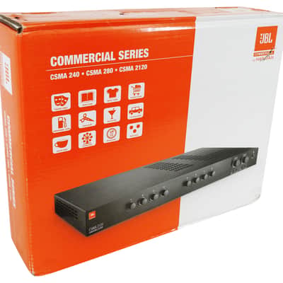 JBL CSMA 2120 2 x 120w Commercial 70v Amplifier Mixer For Restaurant CSMA2120 image 6