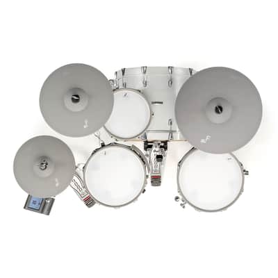 EFNOTE 7 Electronic Drum Set - White Sparkle DRUM ESSENTIALS BUNDLE image 4