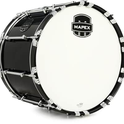 Mapex Quantum Mark II Marching Bass Drum - 14-inch x 20-inch  Gloss Black image 2