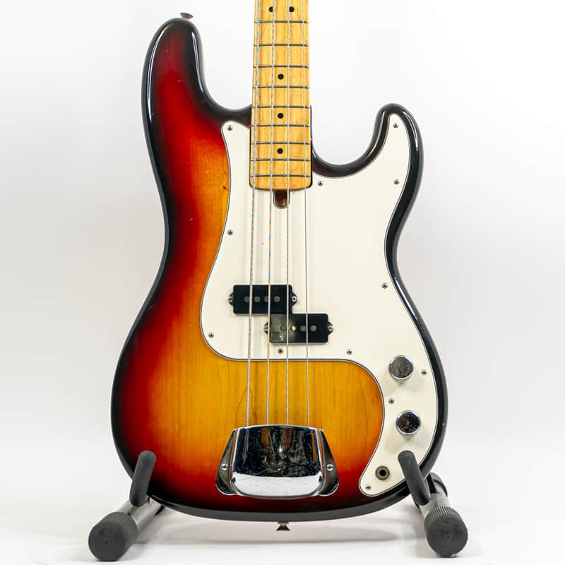 1974 Greco Precision Style Electric Bass Sunburst – Matsumoku-Built, Vintage Feel and Solid Tone w/ Hardshell Case image 1