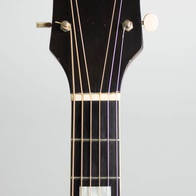 Euphonon Dreadnought Acoustic Guitar, made by Larson Brothers, c. 1938, period hard shell case. image 5