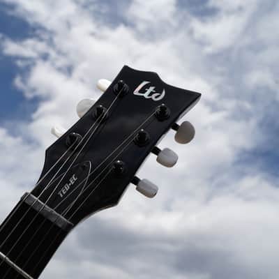 ESP LTD SIGNATURE SERIES TED-EC Black (Ted Aguilar/Death Angel) 6-String Electric Guitar w/ Case image 4