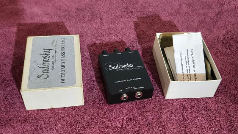 Sadowsky Outboard Bass Preamp (original vintage version) image 1