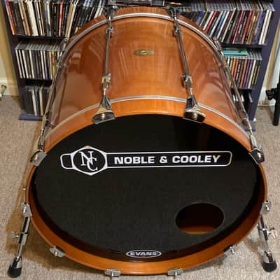 RARE Vintage Noble & Cooley Star Series 22 x 18" Bass Drum in Honey Amber Gloss image 1