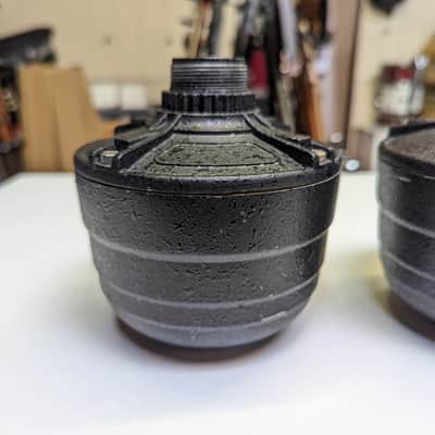 Very Clean! One Pair University ID-60 Alnico Magnet Public Address/Mid Range Drivers - Look & Sound Excellent image 4