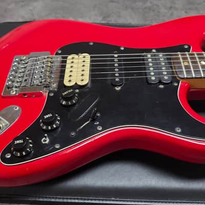 1977 Fender Stratocaster Dakota Red Kahler HSH American Vintage 70s 1970's DiMarzio USA Strat Custom Fiesta Red Guitar image 19