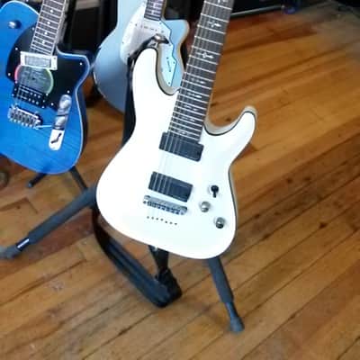Schecter Demon 7  White image 1