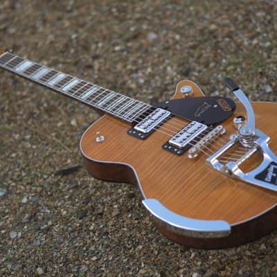 Gretsch G6134TFM-NH Nigel Hendroff Signature Penguin™, Ebony Fingerboard - Amber Flame image 16